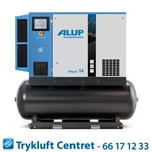 Skruekompressor alup allegro14 TM dryer front